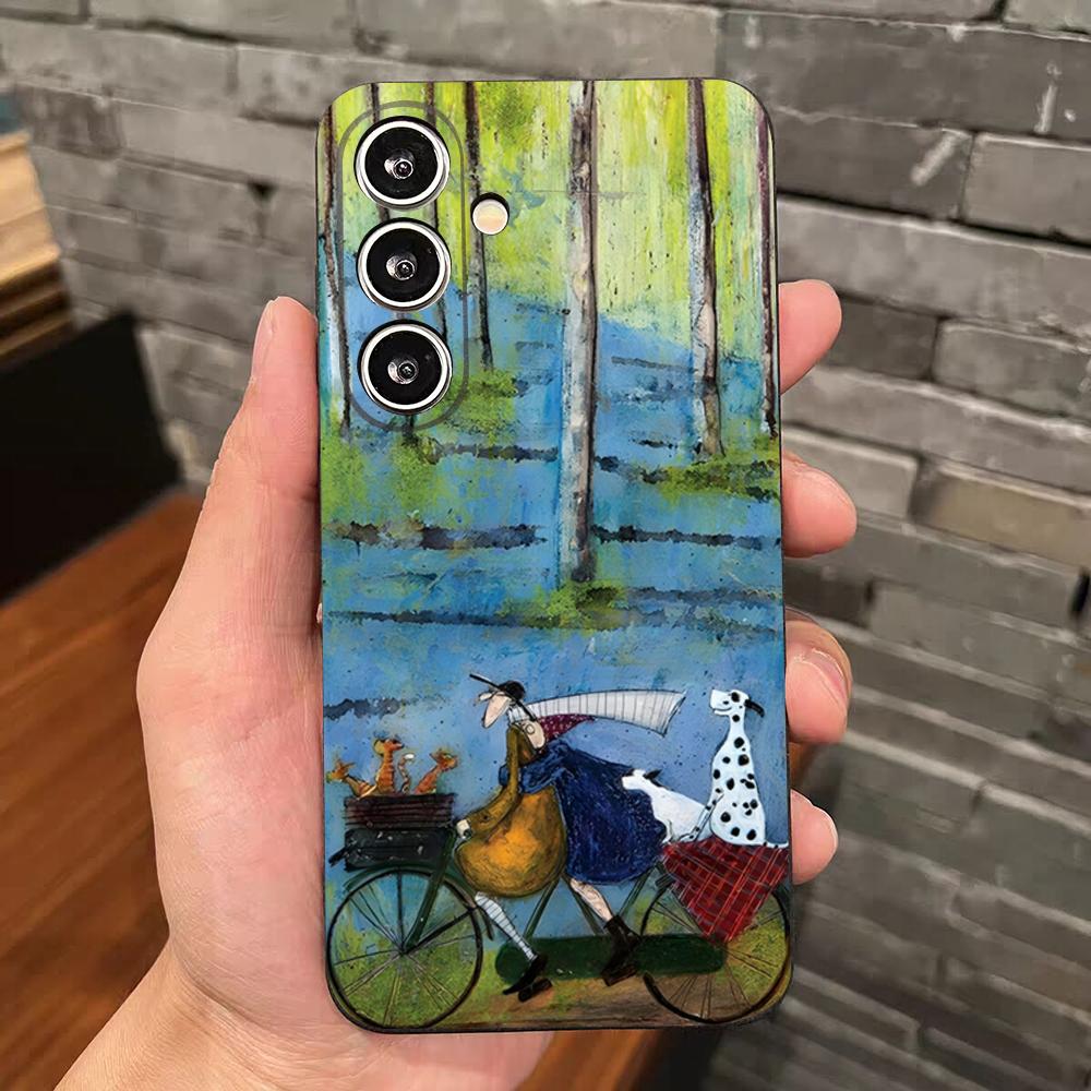 Чехол для телефона Sam Toft Art Абстрактный пейзаж для Samsung S26 S25 Edge S24 S23 S22 S21 S20 Ultra Plus Fe Galaxy Силиконовый чехол