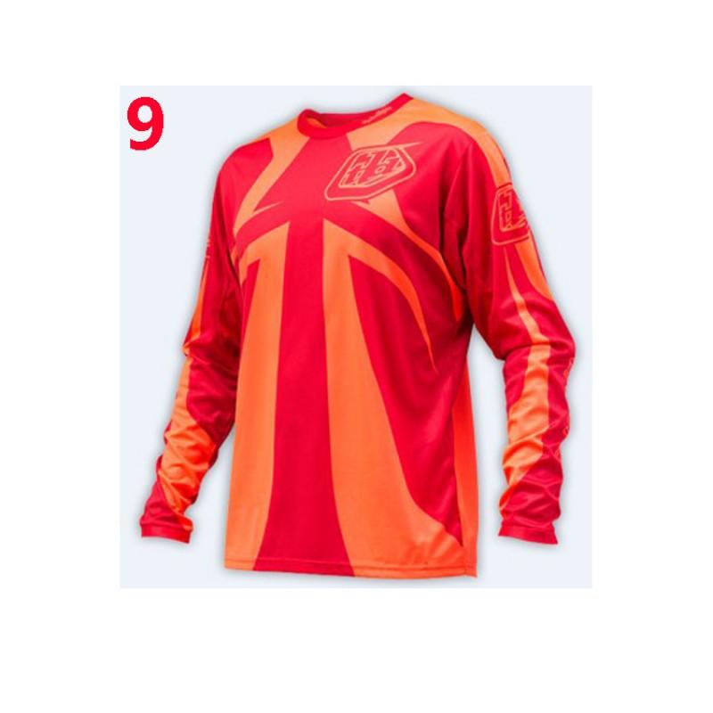 Mens Cycling Jersey Mountain Bike Downhill Off-Road Riding Breathable Mesh Short Sleeve T-Shirt