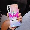 Pink Unicorn Rainbow Phnoe Case for Samsung Galaxy Note 20 Ultra 10 Pro 9 8 S10 Lite S9 Plus S8 + S7 Edge Unique Cover Coque Not