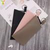 Hot Selling Leather Sunglasses Bag Portable Travel Glasses Case Eyeglasses Holder Pouch with O Ring