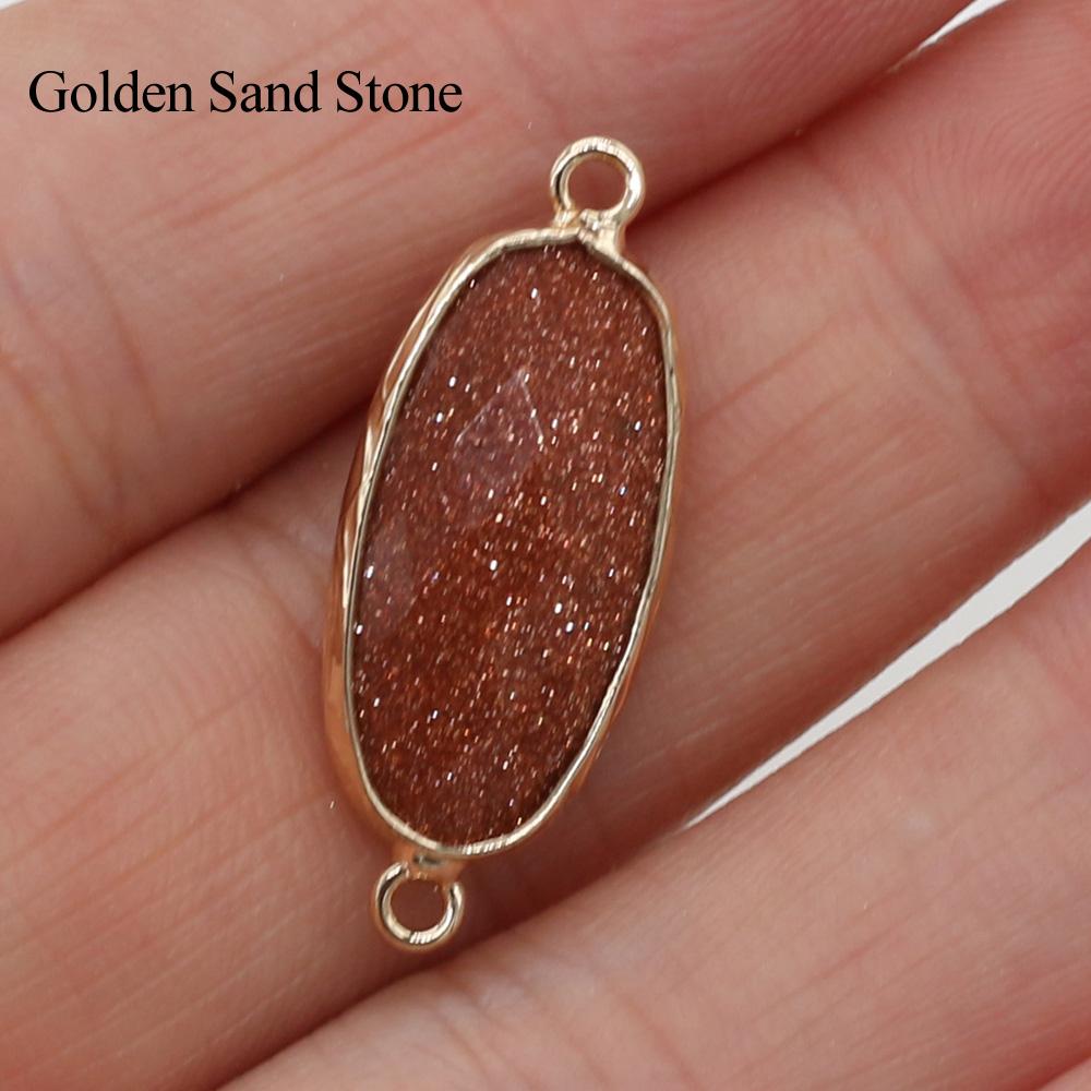 1/5 шт., овальный соединитель с подвеской из кристалла Рейки для исцеления, энергетический натуральный камень аметист, драгоценный камень, соединитель для изготовления ювелирных изделий, ожерелья, браслета своими руками