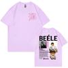 Rapper Beele Merch Tshirts Unisex Unisex Clothing High Street Fashion Trend T Shirt Summer Casual 100cotton Short Sleeve Tshirt