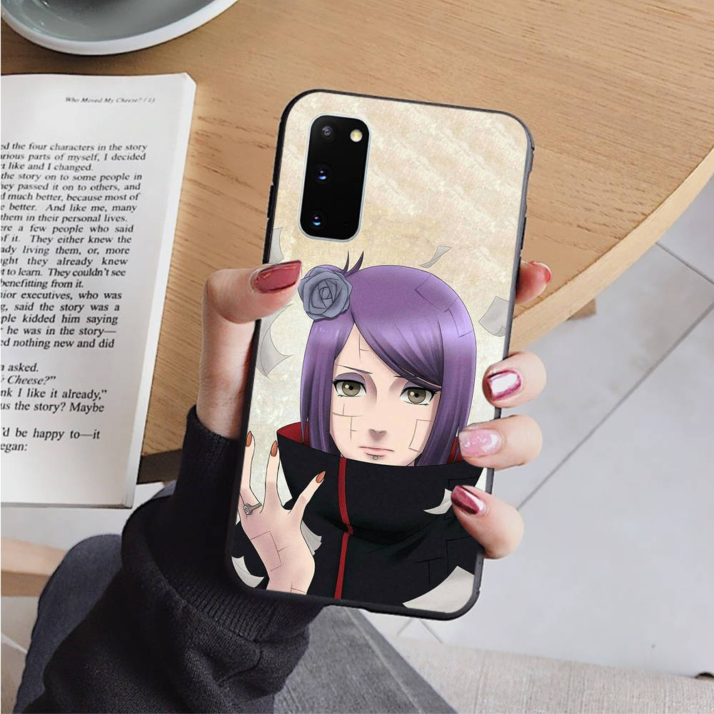 AD77 Наруто Акацуки черный чехол для OPPO Reno 8 6 5 4 Pro Find X3 A17 A31 A38 A40 A53 A54 A55 A74 A76 A78 A77 A80 A94 A95 A96 Pro Sofe Cover