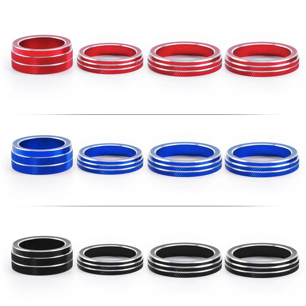 Накладка-декорация на ручку переключателя кондиционера и фар автомобиля, накладка на кнопку центральной консоли, аксессуары для Jeep Wrangler JL JLU