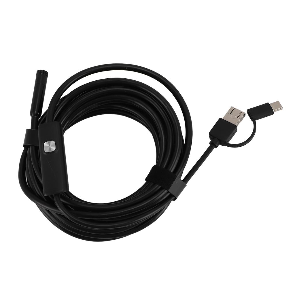 USB C эндоскопическая камера с регулируемой светодиодной подсветкой 8 мм 1200P бороскоп с камерой Snake IP68 Water