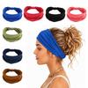 Women's Headband - Loose, Breathable, and Sweat-absorbent Elastic Headband, Suitable for Yoga, Fitness, and Running (Black)