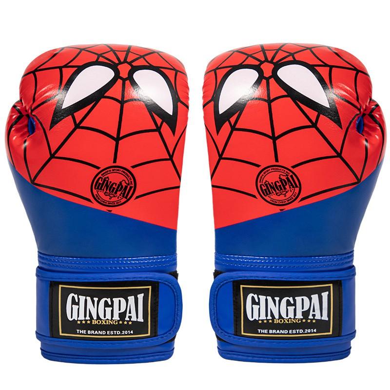 Kids Boxing Gloves Muay Thai Kickboxing Training Punching Bag Exercise PU Leather 4oz 6oz Child Safety Gear