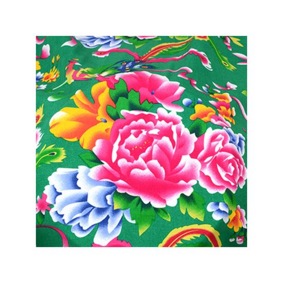 Ткань с цветочным принтом, северо-восточная традиционная лоскутная ткань с цветочным принтом, разноцветная хлопковая ткань для шитья, поделки своими руками