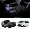Автоспецификация Toyota Hiace Wide Exclusive 200 Series Armrest Console Box Center Console Storage Small Item Armrest Armrest Small Item Storage Box PU Port