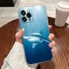 Ocean Whale Shark Animal Case For Apple iPhone 18 17 16 15 14 13 12 11 Pro Max 16 Plus 16E 17Air 17Pro Phone Cover Silicone Funda