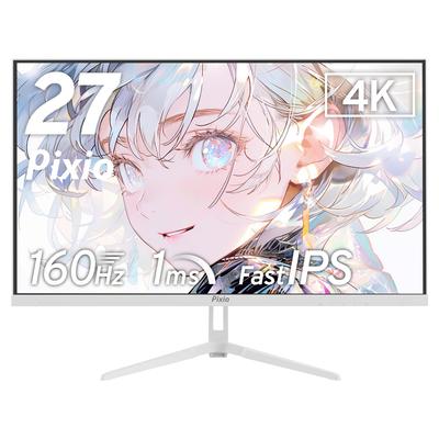 Игровой монитор Pixio PX27U Wave White, 27 дюймов, 160 Гц, 4K, быстрый IPS, белый динамик, 2 года гарантии, 30 дней на возврат, PX27UWAVEW, встроенный