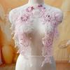 Polyester Embroidery Flower Patch Embroidery Garment Ornament Chest Decor Patch  Wedding Gown Decor