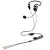 ELECOM Headset Wired Neckband with Microphone 3 Pole Connection Function Volume Adjustment Flexible Lightweight Binaural Black 3.5mm [Mute Arm] 1.8m