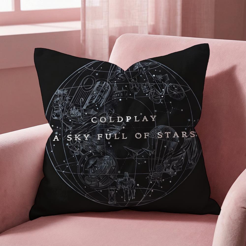Наволочка Coldplay для подушки, многоцелевая, для дома и автомобиля - Двусторонняя, мягкая и прочная для повседневного использования