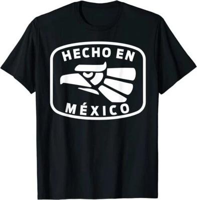 Hecho En Mexico Mexican T-Shirt Novelty Funny Tee Black QUICK SHIPPING