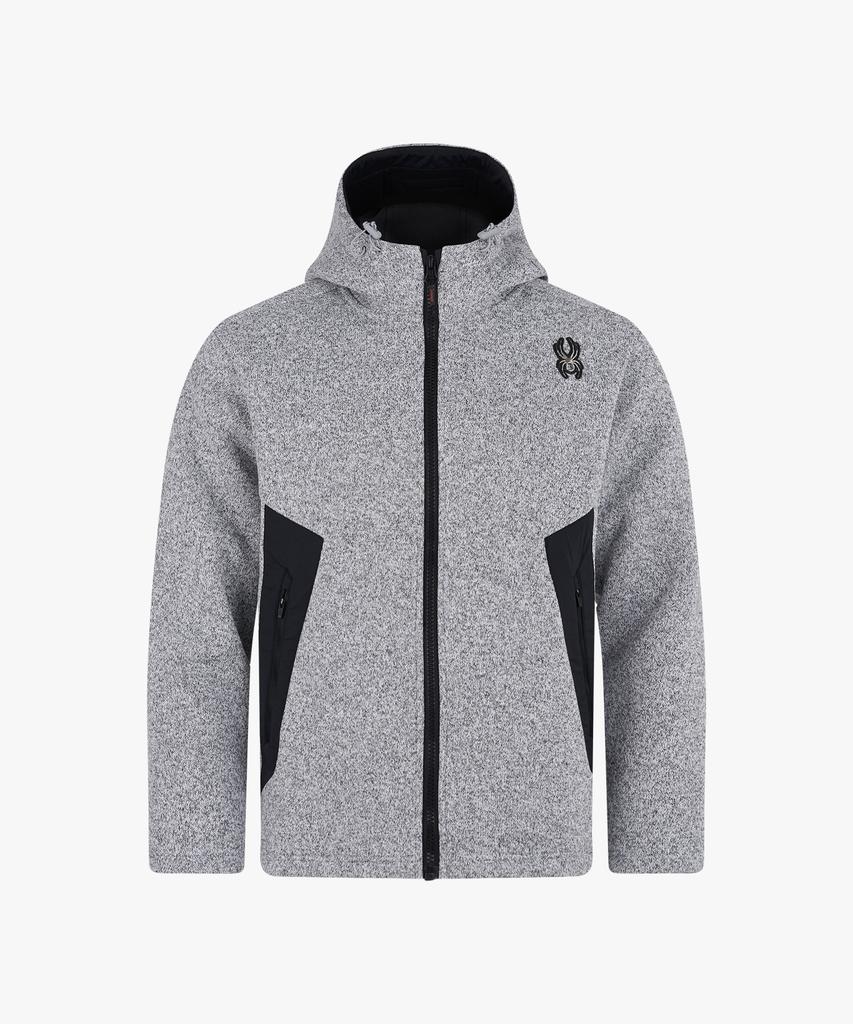 Spyder Men'S Bonded Fleece Zip-Up Hoodie Spkwcnft307Mmgr