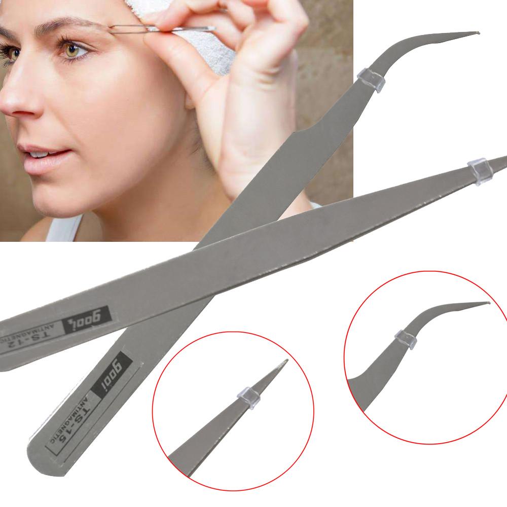 Высокоплотные посадки ресниц из нержавеющей стали, косметические инструменты, пинцет