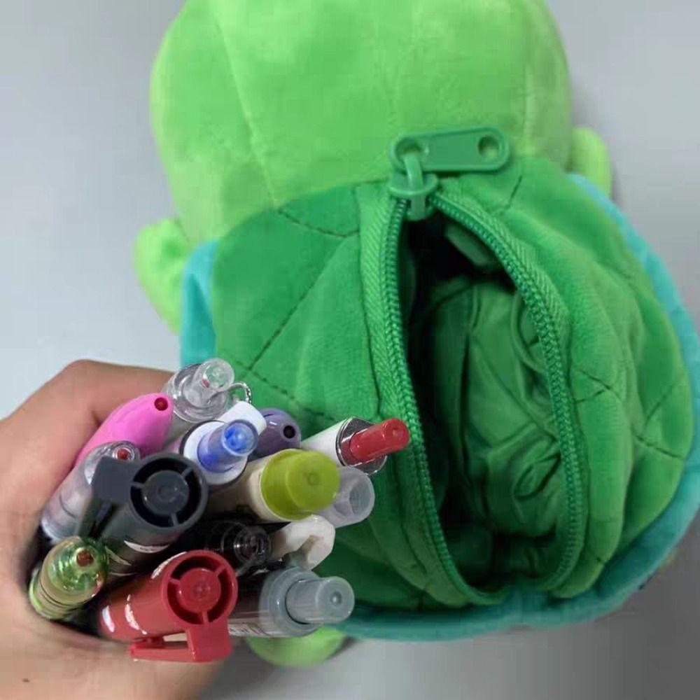 Duck/Shark/Turtle Pen Bag Large Capacity Storage Bag High Quality Pencil Case  Student