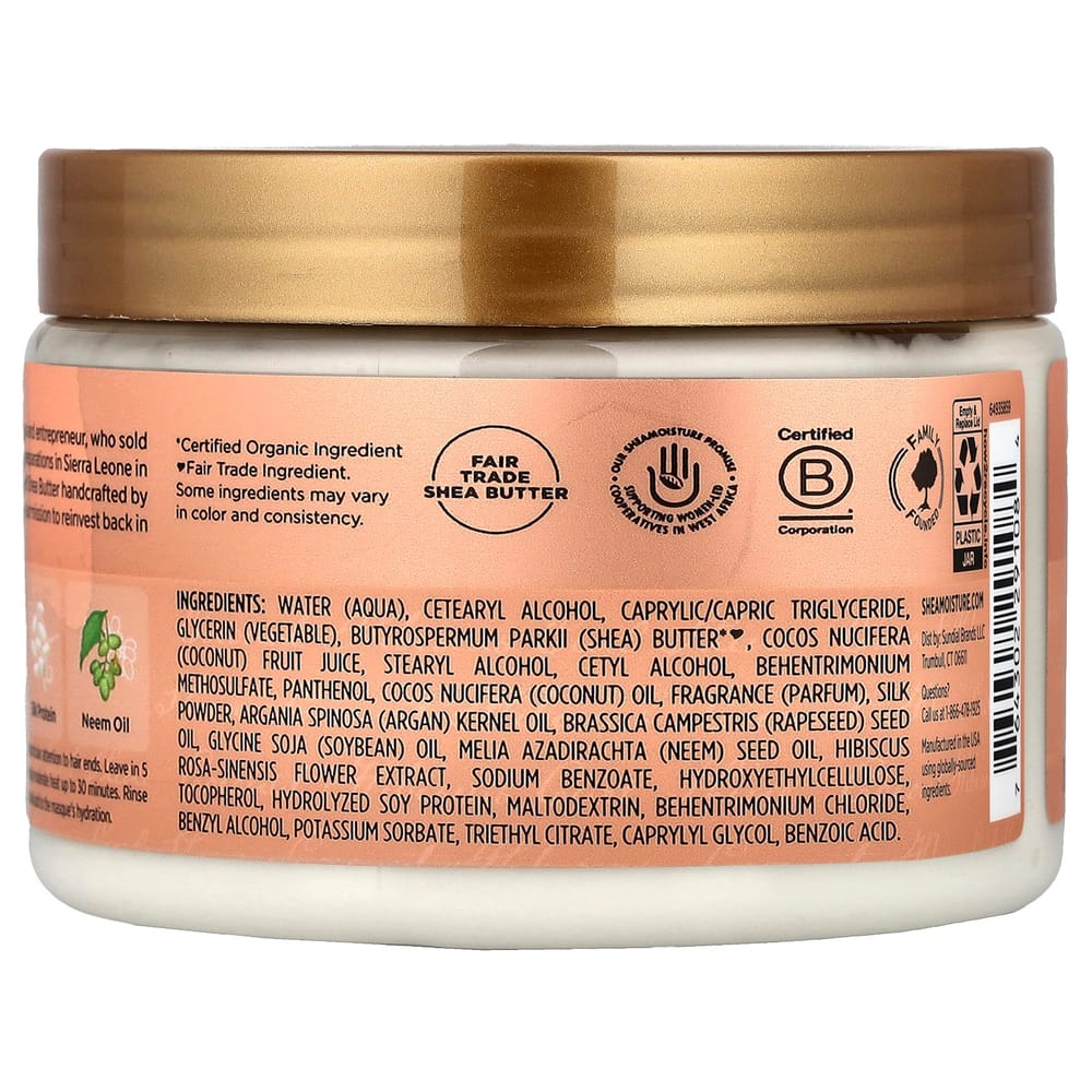 Маска для волос SheaMoisture Curl & Shine Кокос и Гибискус 326 г (11,5 унций)