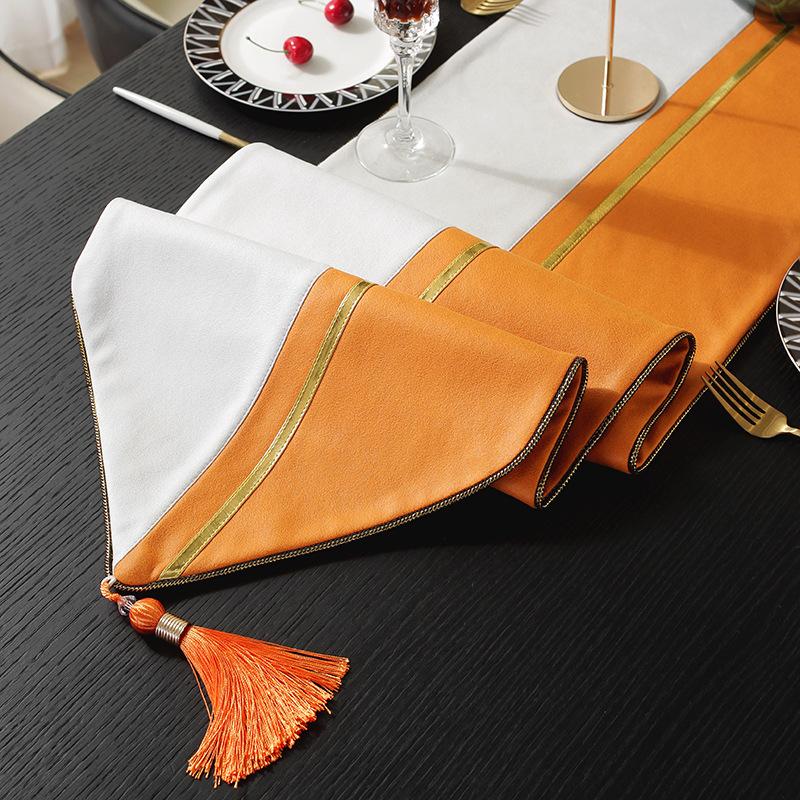 Новый современный роскошный настольный флаг, хит продаж, чайный флаг, настольный коврик, скандинавская минималистская модель, чайный столик, чайный коврик, макет ТВ-шкафа