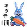 1,2 м пасхальные надувные кролики мультфильм милый веселый инновационный надувной пасхальный надувной декор для улицы