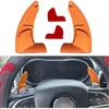 Steering Wheel Shift Paddle Extension Cover Compatible with Jeep Grand Cherokee 2014- Dodge Challenger Charger Durango RT and Scat Pack Extended