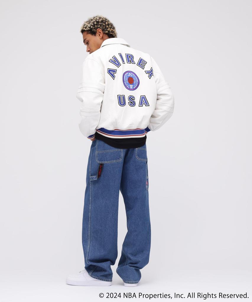 КУРТКА NBA ALL TEAM XL 030 Белая [Avirex] Мужская 783-5150014