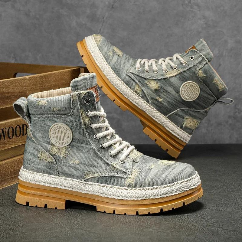Новые мужские повседневные туфли зимние дизайнерские роскошные ковбойские военные ботинки челси на платформе кожаные тактические рабочие защитные кроссовки до щиколотки