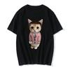 Men and Women's Funny Cat 3D Print Casual T-Shirt, Summer Harajuku T Shirts, Girl and Boy Fashion Clothes