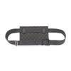 Gucci Ophidia Series Old Double G Logo Snap Closure Canvas and Leather Chest Bag One Shoulder Crossbody Waist Bag Small Women's Gray/Black
