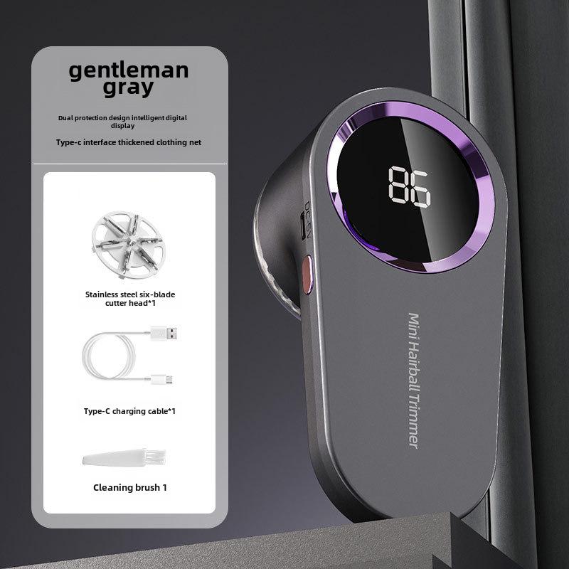 Digital Clothes Lint Remover with Display - Household Lint & Hair Shaver.