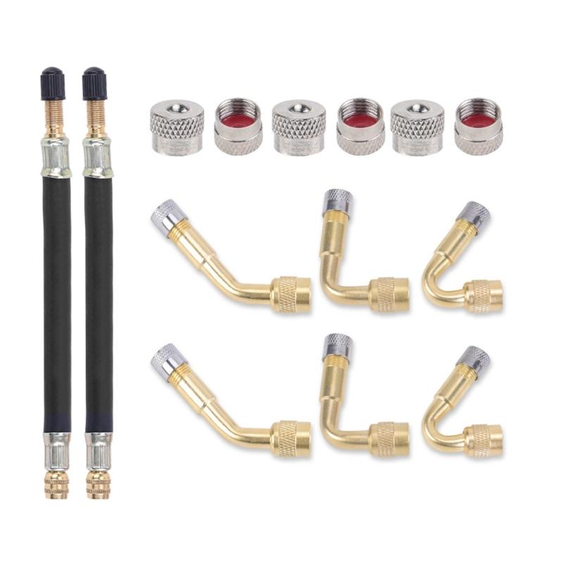 Гибкие удлинители вентилей шин, набор удлинителей для шин транспортных средств, автомобилей и грузовиков