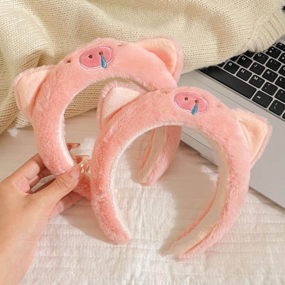 Plush Doll Plush Hairband Non-slip Penguin Hair Hoop Fashion Cartoon Headband  Women