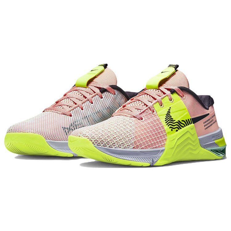 Nike Женские кроссовки Metcon 8 Arctic Orange Volt Football-серый Cave-Purple DO9327-800