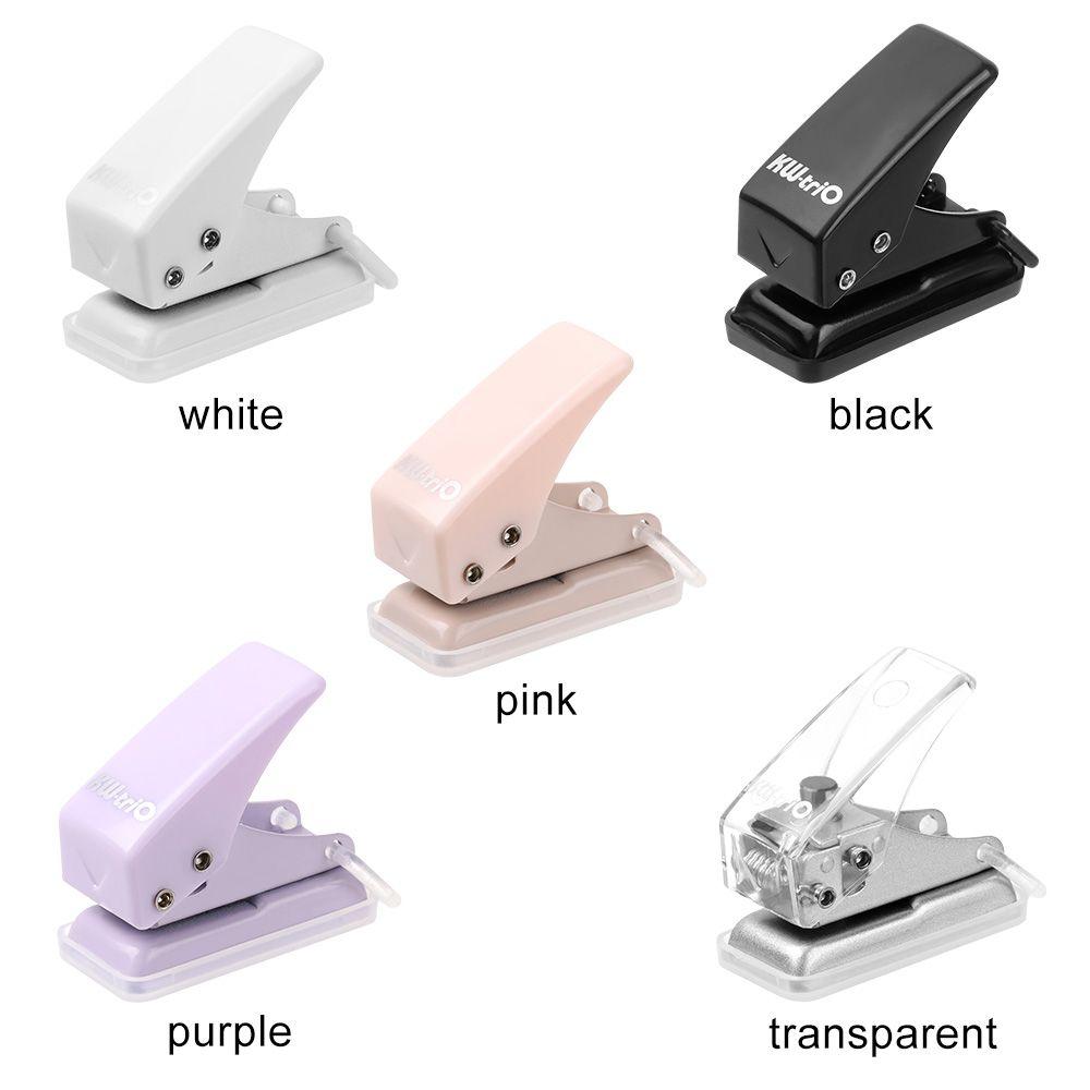 Small Circle Shape Binding Stationery Mini Hole Punch Paper Cutter PVC Card Punch Single Hole