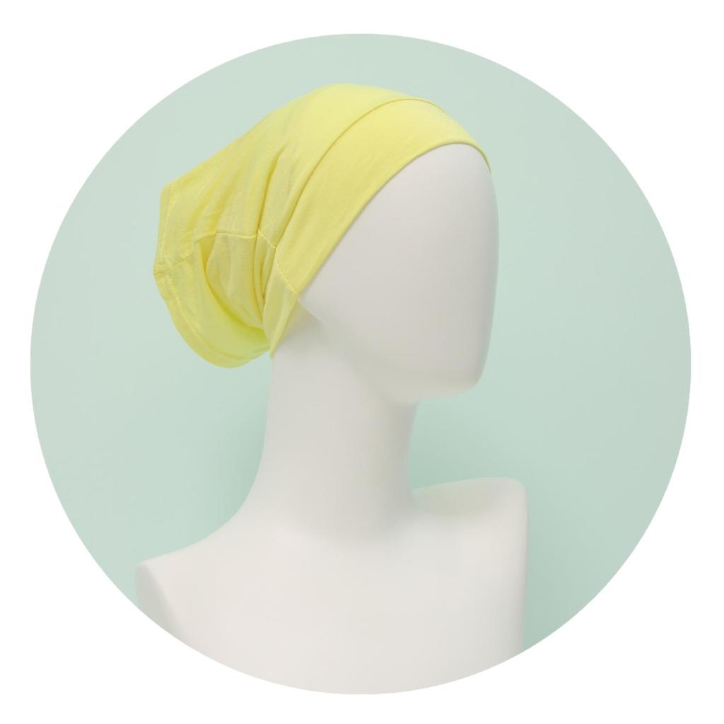 Solid Color Modal Bandage Cap Headscarf