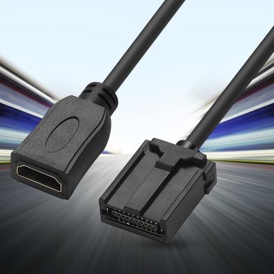 HD Аудио Видео Кабель Тип E на Штекер A HDMI-совместимый Кабель Тип E на Гнездо A HDMI-совместимый Адаптер Шнур для Автомобиля Грузовика