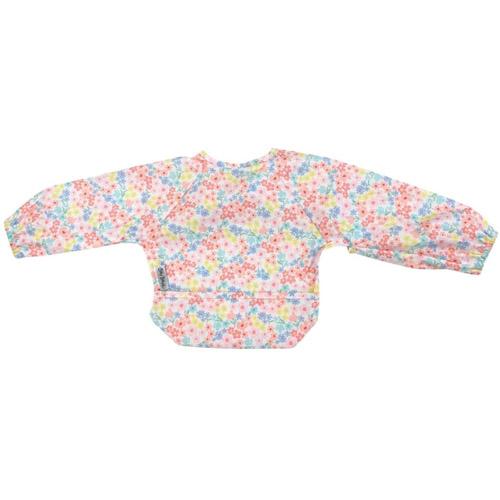 Silly Billyz Silly Billyz Nylon Small Long Sleeve Bib (Flower Field)