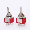 10pcs 3/6 Pin Mini Switches MTS-102 103 MTS-202 203 Toggle Switch ON-OFF-ON Micro Switch with Solder Terminal Waterproof Cap