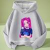 K-pop Demon Hunters Hoodies Boys Girls Long Sleeve Outerwear Saja Boys Print Hooded Coat for Children Fashion Pullover Kids Tops