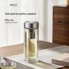 Shimeile New Master Double-Layer Tea Infuser Glass Bottle