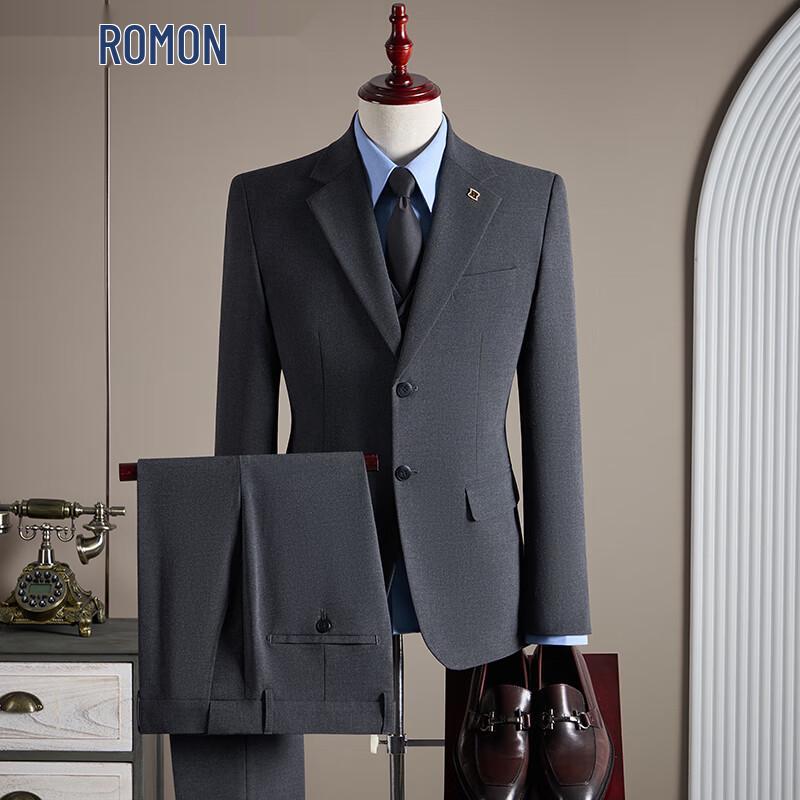 ROMON Мужской 3-piece костюм для бизнеса и свадьбы