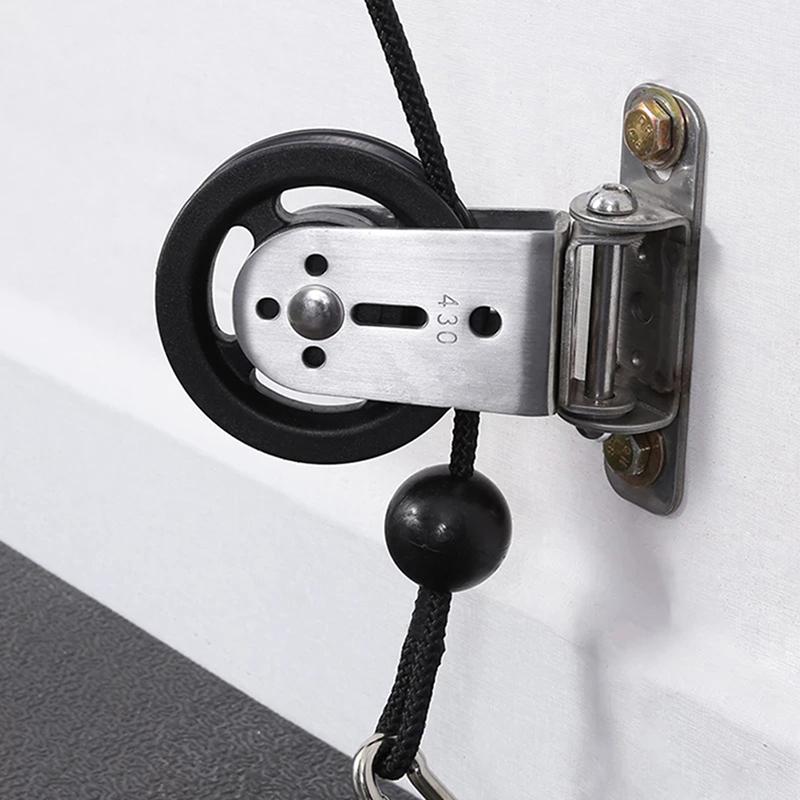Настенный тренажерный зал для дома вращающийся бесшумный шкив Diy Lat Lift Cable System Wheel