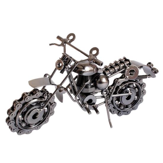 Decorative Stunning Fashion Collectable Perfect Craft Motorcycle Art Model Metal Motorcycle Art