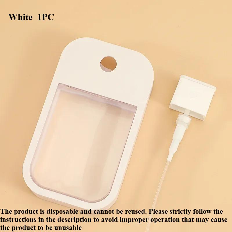 Новинка, 45 мл, 6 цветов, портативное многоразовое дезинфицирующее средство для рук, бутылки со спиртом, мини-распылитель для карточек, дорожный разлив косметики, пресс