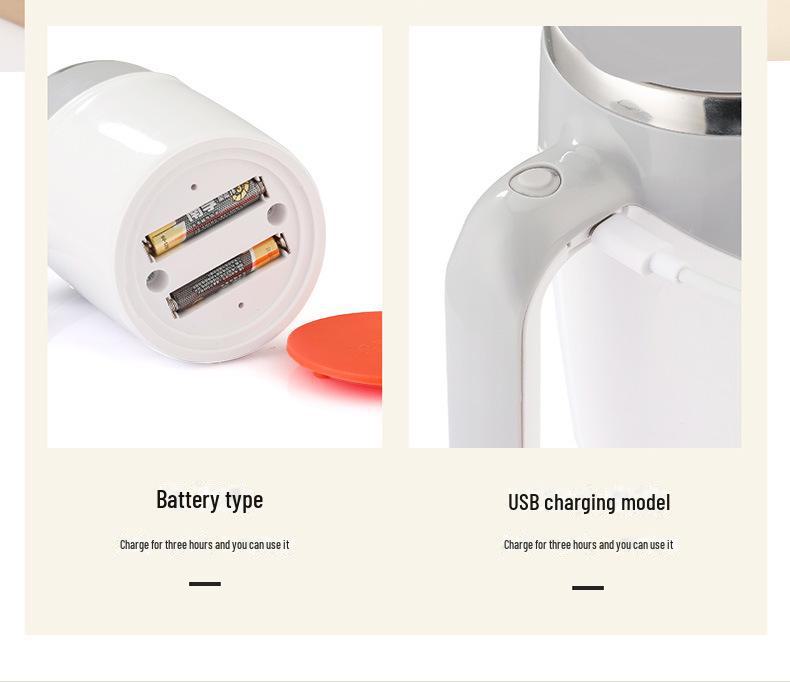 Автоматическая магнитная чашка для перемешивания: Портативный электрический миксер для кофе и молока