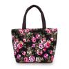 Large Capacity Floral Tote Bag Oxford Cloth Rose Mommy Bag Portable Canvas Lunch Bag  Shopping