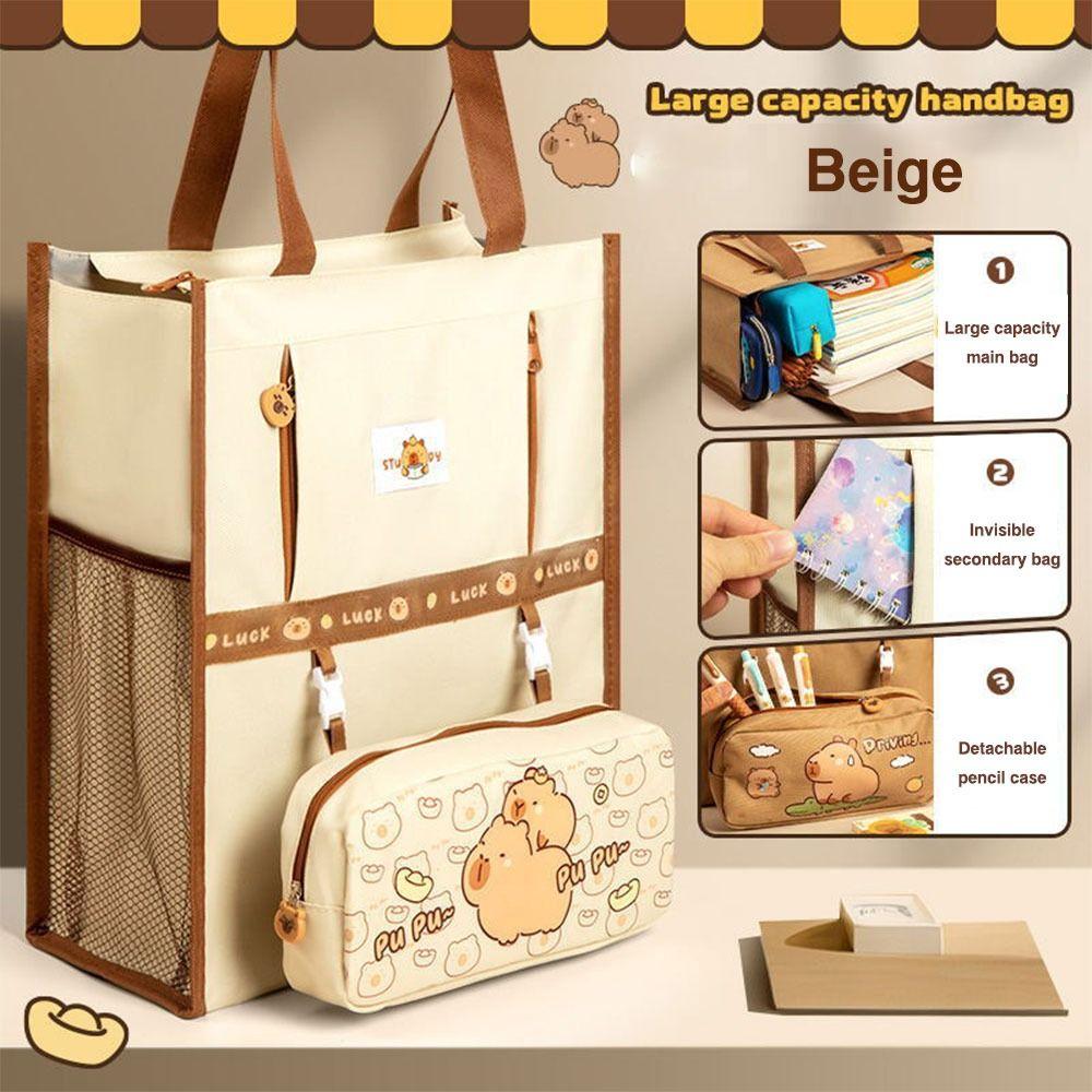 Шестислойная школьная сумка-тоут, вместительная сумка для хранения канцелярских принадлежностей, сумка для учебников для студентов, мальчиков и девочек