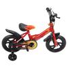 Детский велосипед 12 дюймов, пеноколесо, рама из высокоуглеродистой стали, детский спортивный велосипед с тренировочными колесами для малыша, красный