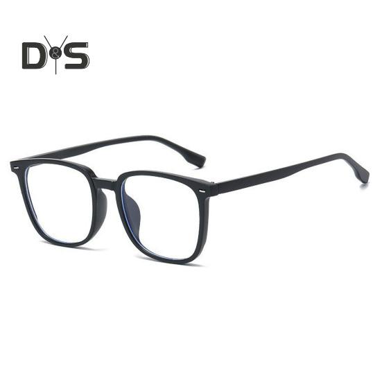 Unisex Blue Light Blocking Glasses Retro Large Frame Clear View Strong Hinge with Brim Eye Protection Clear Bluelight Glasses Spectacles Eyeglasses